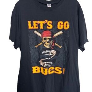 Pittsburgh Pirates Lets Go Bucs MLB Graphic T Shirt Size XL